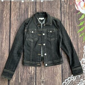 Y2K dark denim jacket